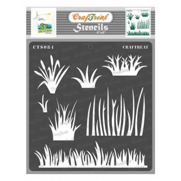 Grass Stencil Design (5 to 18 years) Hands to Mind