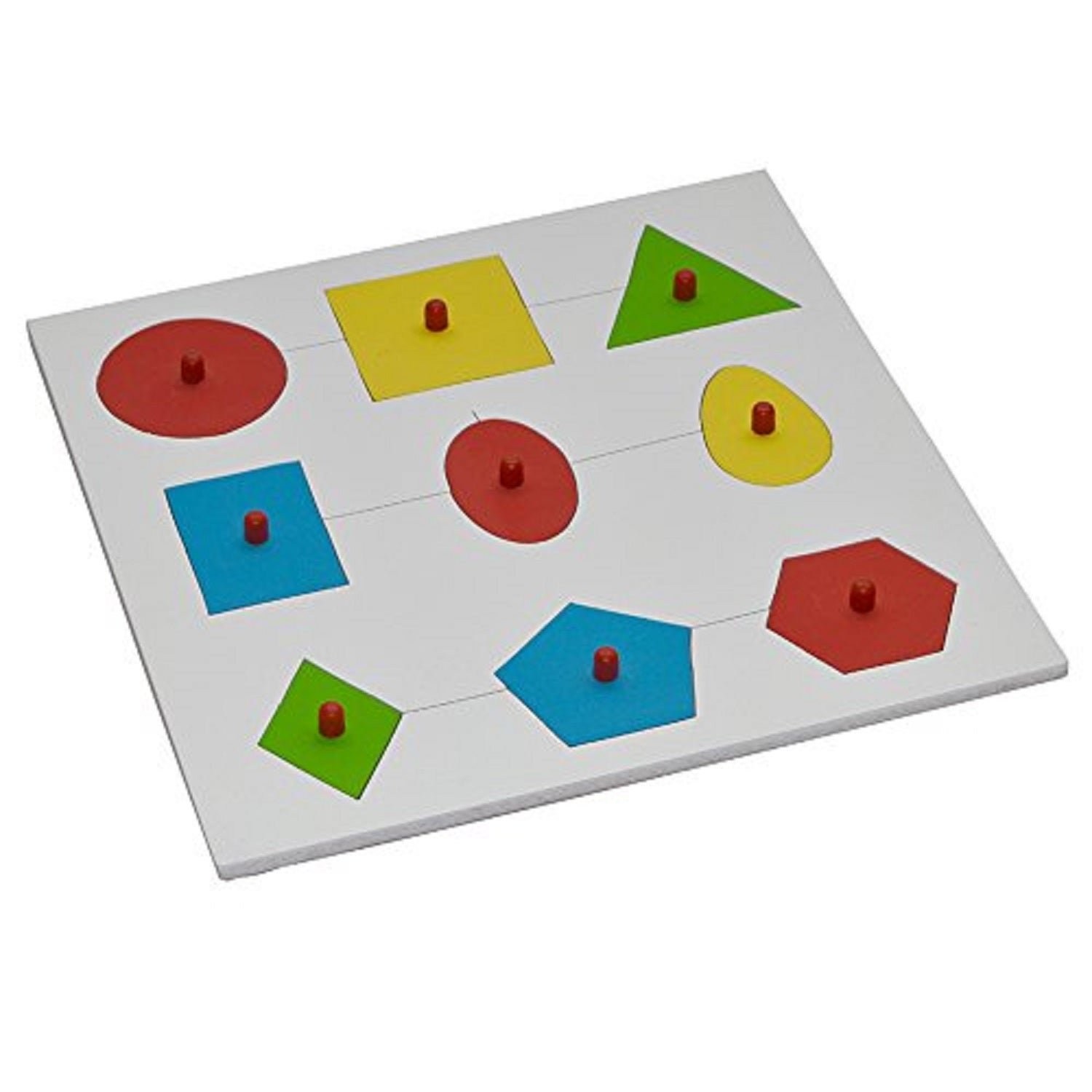 Montessori Geometric Shape Insert Board Hands To Mind