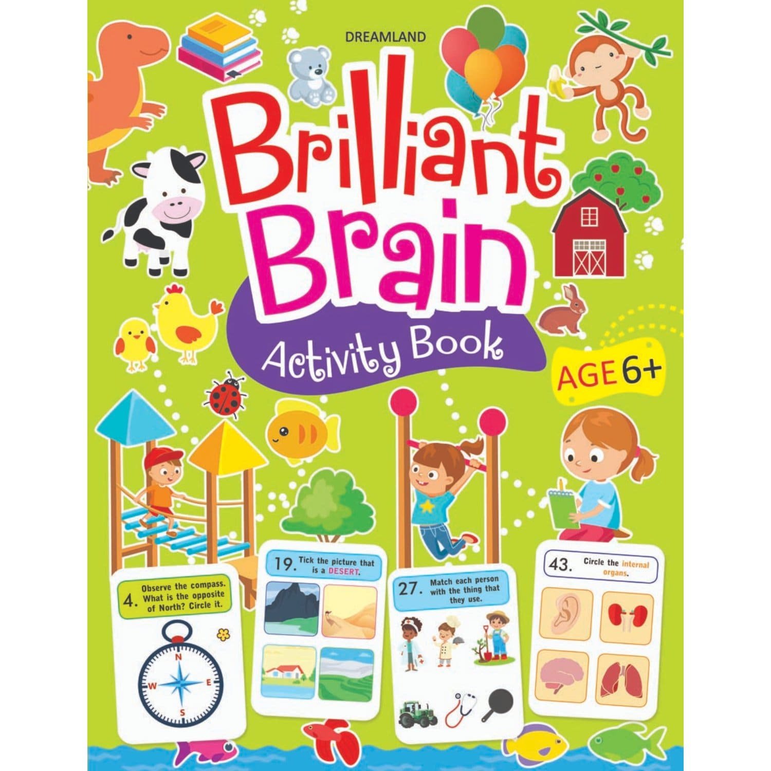 Brilliant Brain Activity Book: Brain Scratching Interactive & Activity ...