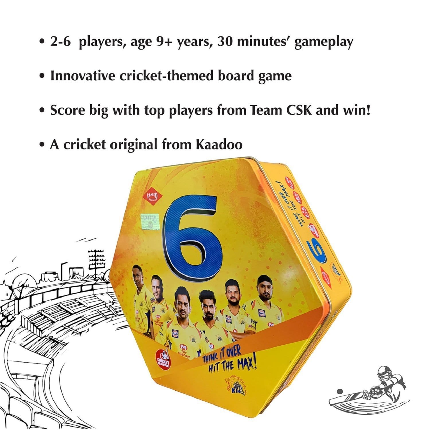 Cricket Board Game Hands to Mind
